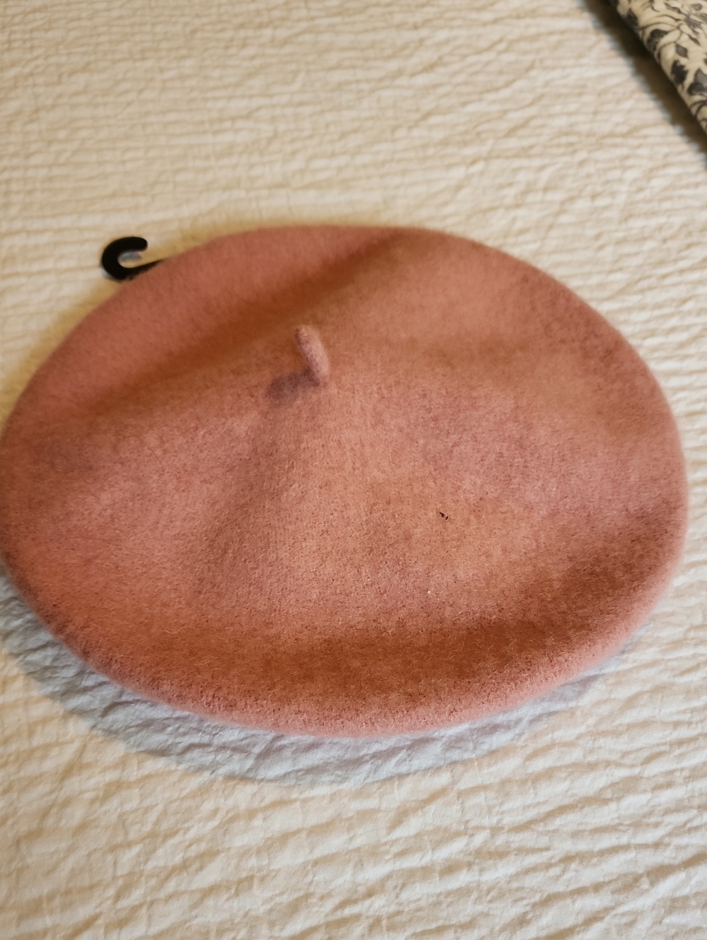 Girls ZARA Pink Wool Beret - Classic French Style